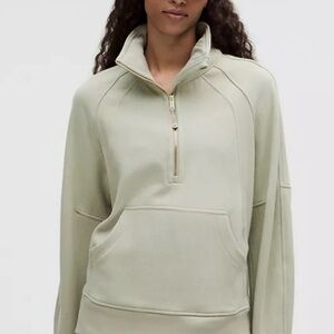 Lululemon NWT, still in package, Women's Scuba Long Funnel Neck w/Gold Half-Zip